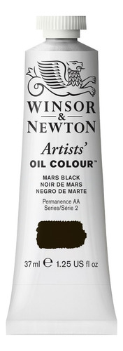 Óleo de artista Winsor And Newton Professional Series 2 37 ml Cor de óleo Mars 386 Black