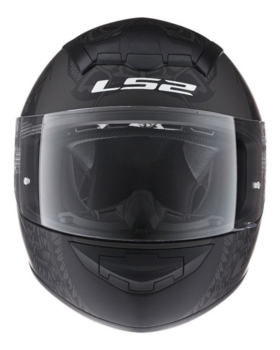 Imagen 6 de 9 de Casco Integral Moto Ls2 352 Rookie Takaroa Negro Mate