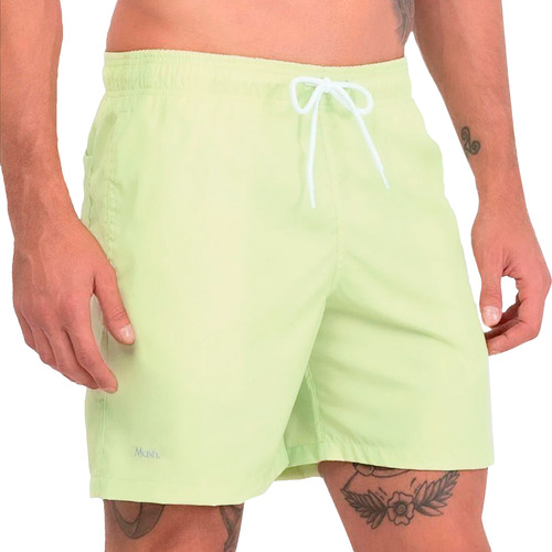 Short Bermuda Liso Com Bolso Praia Piscina Verão Mash