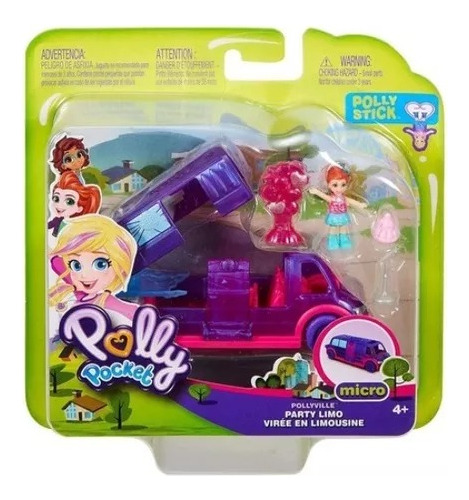 Polly Pocket Polly Ville Party Limo Limosina De Polly