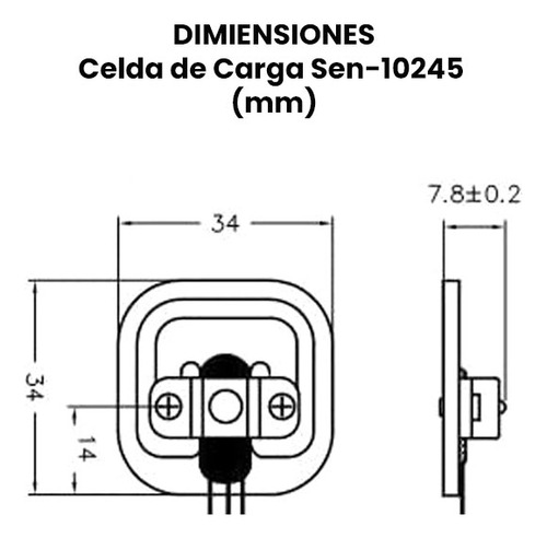 5 Kits Módulo Hx711 + Celda De Carga 50 Kg