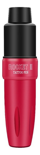 Máquina Pen Rotativa Para Tatuar Profesional Con Cable Rca Color Rojo