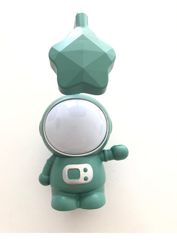 Lámpara Led Astronauta De Mesa Para Niños Recargable Con Usb