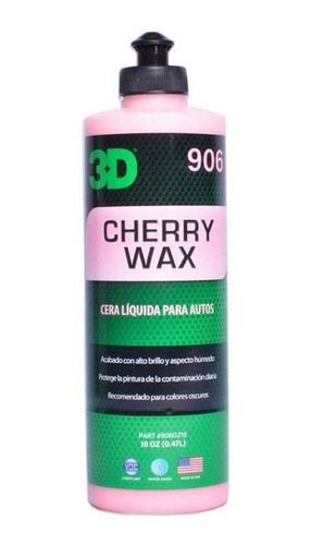 Cera Cherry Wax - Efecto Mojado - Ideal Colores Oscuros 3d