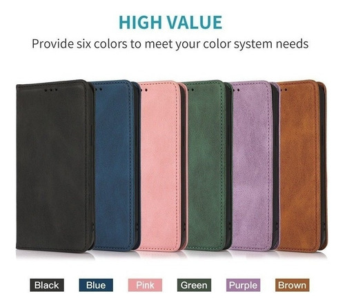A Funda Para Carcasa Celular Tipo Cartera Case De Cuero