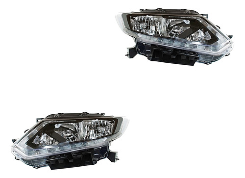 Par Faros Nissan Xtrail 2015 Al 2017 Elect Leds Tyc