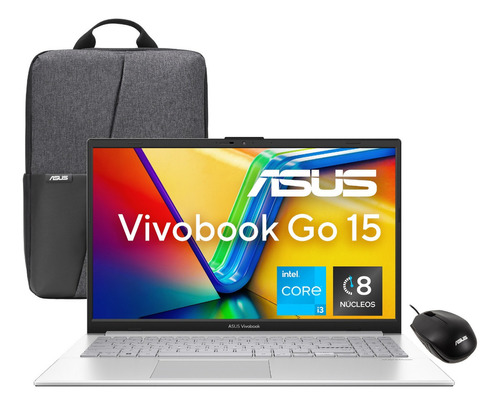Laptop Asus Vivobook Go 15 E150 Intel Ci3 8gb 512gb Ssd