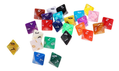 25 Unidades/pacote De Dados Digitais Acrílicos 16mm Para De