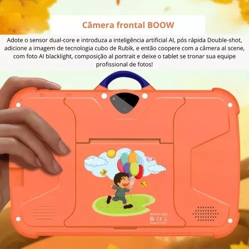 Tableta Infantil Bdf 7 De 4 Gb + 64 Gb Android 13 Con Wifi
