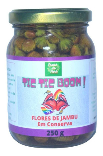 Flor De Jambú Em Conserva - Tic Tic Boom! - 250g - 2 Potes