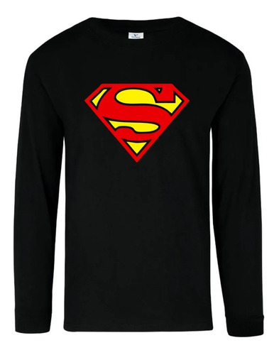 Camiseta Manga Larga Superman