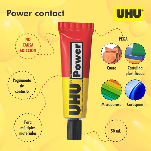 Uhu Power Pegamento De Contacto Pomo 50ml