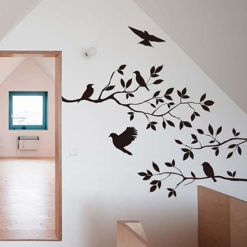 Para Adhesivo De Pared Extraíble Con Forma De Árbol Con