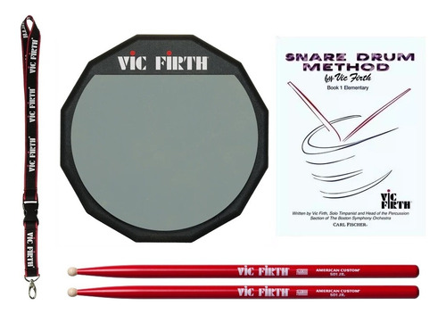 Pad De Practica 6  Vic Firth, Incluye Accesorios Musicplay