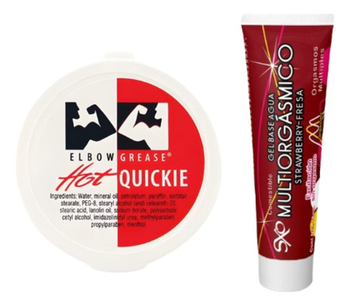 Lubricante Multi-orgasmico Fresa & Anal Elbow Grase Cream