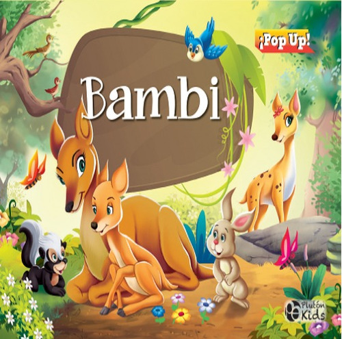 Bambi Cuento Infantil Pop Up - Plutón Kids Tapa Dura