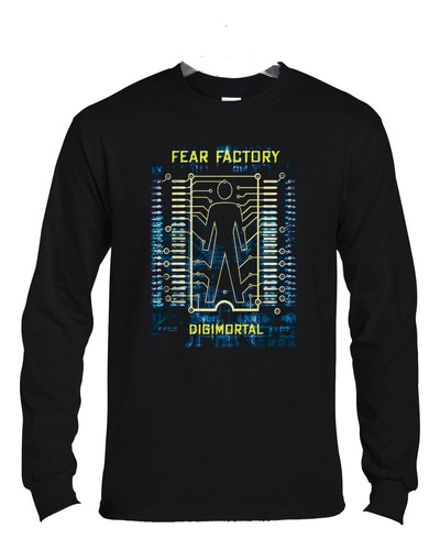 Polera Ml Fear Factory Digimortal Rock Abominatron