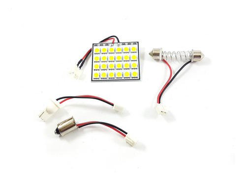 Plafon Techo 12 Led Blanca 27x27mm 12v