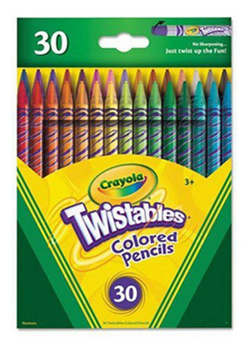 Crayola Twistables Lápis De Cor Que Não Precisa Apontar 30un