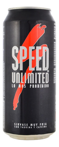 Lata Speed 500cc Bebida Energizante Funda X 12 