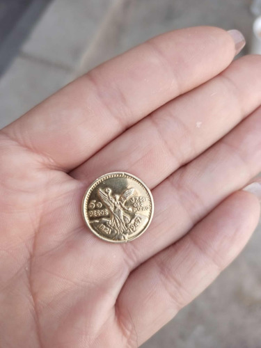 Moneda Centenario De 50 Pesos
