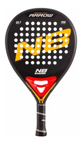 Paleta Padel Enebe Arrow Hr3 Soft Nb - Local Olivos Color Negro