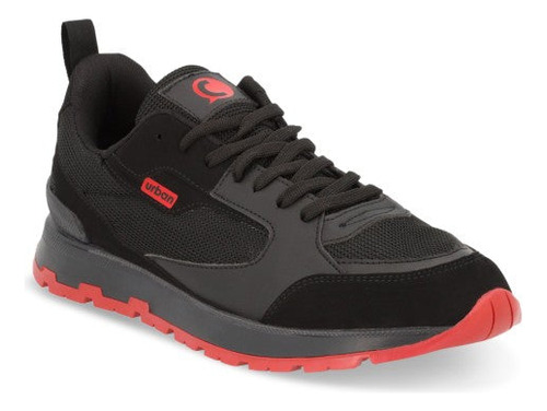 Tenis Casuales Clase 64140pr Suela Ligera Logo Liso Hombre