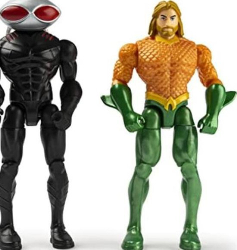 Dc Comics, Figura Acción Aquaman Vs. Black Manta 4 Pulgadas,