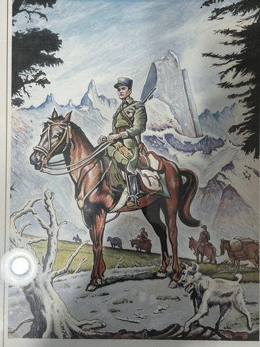 Cuadro Militar Patrulla Laguna Desierto De Casimiro Coloski