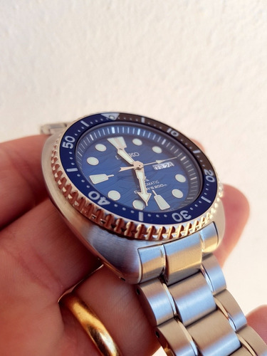 Relógio Seiko Turtle Shark White Adição Especial