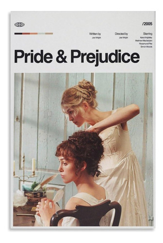 Vintage Movie Pride And Prejudice Poster 13 Wall Art
