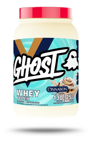 Proteina Ghost Whey 2 Lbs 27 Serv Sabor Cinnabon Sabor Cinnabon Roll