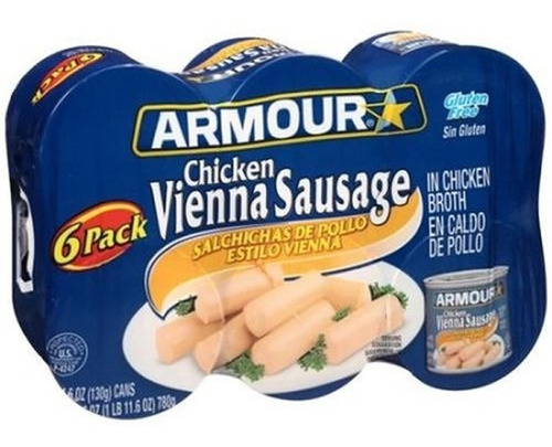 Salchichas De Pollo Viena Armour - G A $3 - g a $30