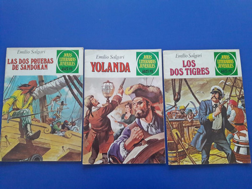 Coleccion 3 Revistas Comic Emilio Salgari -aventuras Piratas