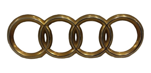 Logo Insignia Audi Grande Dorado 