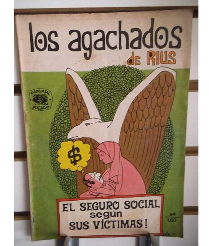 Comic Los Agachados De Rius 84 Editorial Posada Vintage