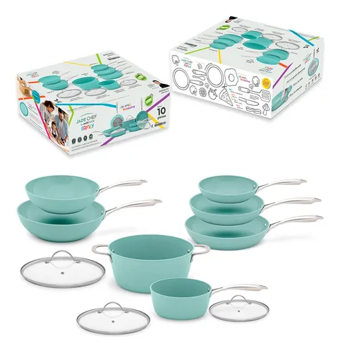 Batería de Cocina Jade Chef 10 pzas más Jade Horno