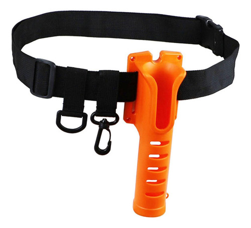 Soporte Para Caña De Pescar En La Cintura, Naranja