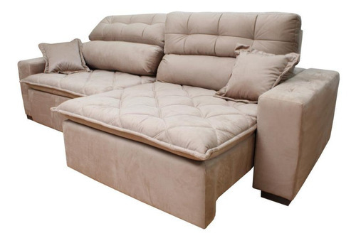 Sofá retráctil y reclinable de 3,02 m Inbox Confort Castor Bed