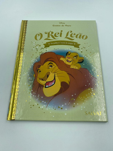 Contos De Ouro - Disney - Os Melhores Contos De Sempre - Ed. 01 - O Rei Leão - Novo E Lacrado - Acompanha Brinde