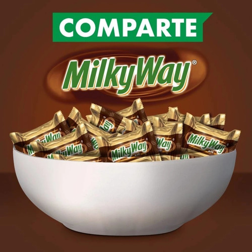 Milky Way Minis Chocolates Con Leche 52 Piezas De 8.5gr 442g