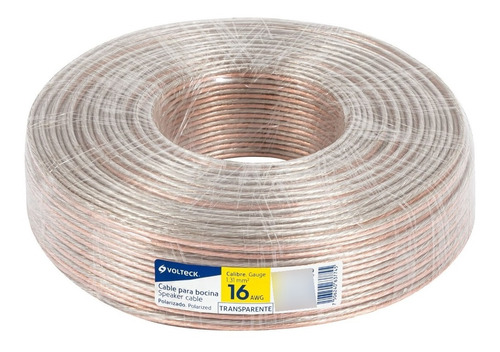 Cable Para Bocina 16 Awg Polarizado 100 M 46269