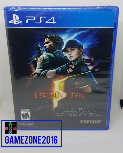 Resident Evil 5 * Nuevo * Español * Fisico * Ps4 * Gamezone