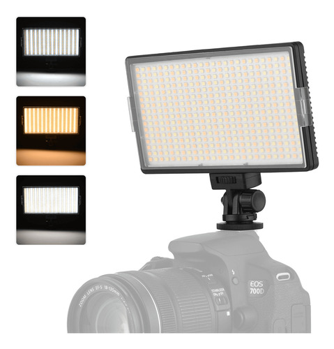 Panel iluminador LED LED-416 Slim, 30 W, bicolor, 3200-5600 K, estructura, color negro, color de luz blanca neutra, 110 V/220 V