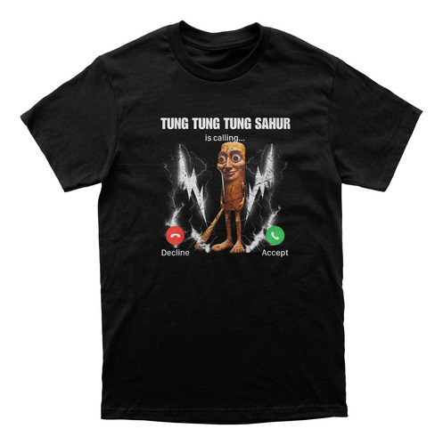 Playera Italian Brainrot Tung Tung Sahur Unisex