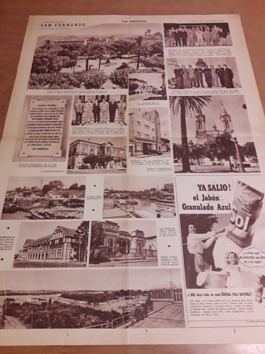 Diario La Prensa San Fernando Bs.as. Antiguo 12 2 1956