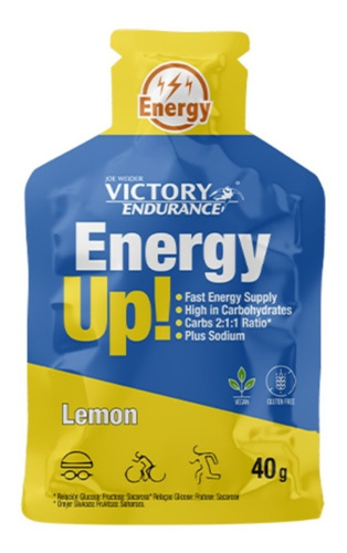 Gel Energético Energy Up Victory Endurance Limón Por Unidad