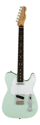 Guitarra eléctrica Fender American Performer Telecaster de aliso satin sonic blue uretano satin con diapasón de palo de rosa