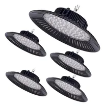 Comprar Pack 5 Foco Led Campana Lampara Industrial Luz Fria Blanca Led Tipo Ufo 150w Industrial Bodegas Ip65