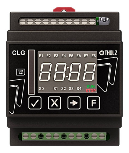 Relé Programável Clp Tholz Clg1379n 24vcc P/ Painel 4 Saídas